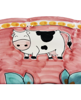 piatto mucca