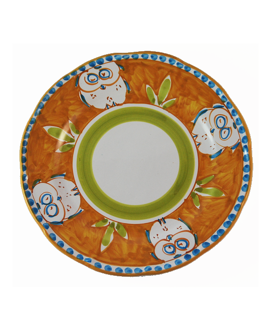 Plate classic owl design
