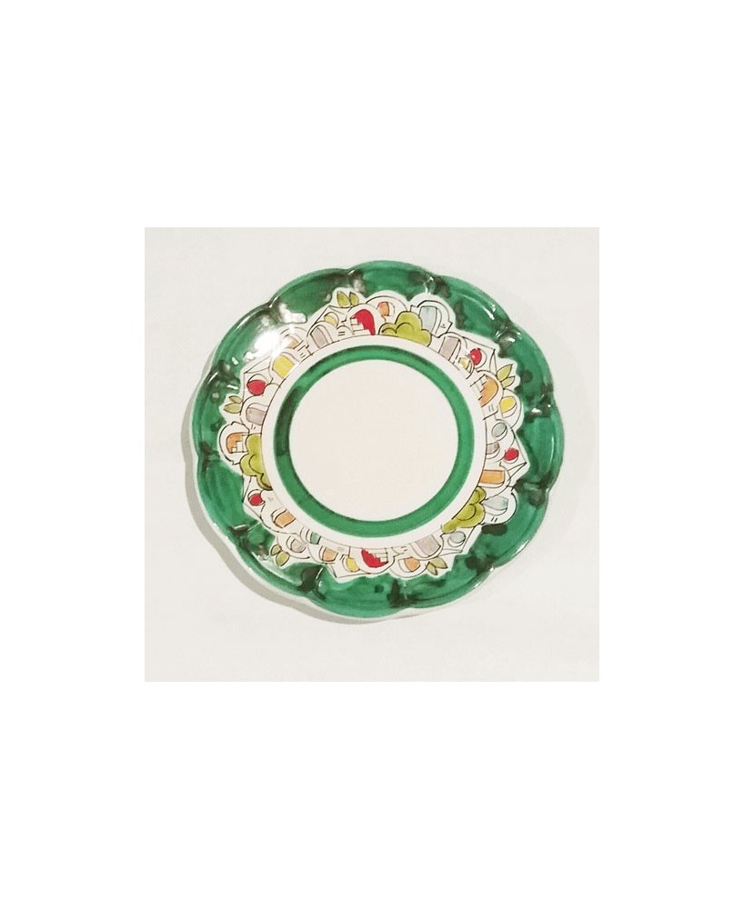 Plate colorful houses design