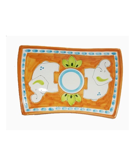 Sail-shaped plate