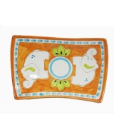 Sail-shaped plate