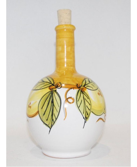 Ceramic bottle with cork