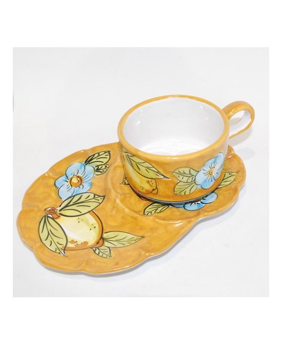 Tazza con porta cornetto