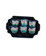 Coffee service with six cups