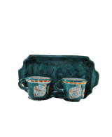 Coffee service with two cups