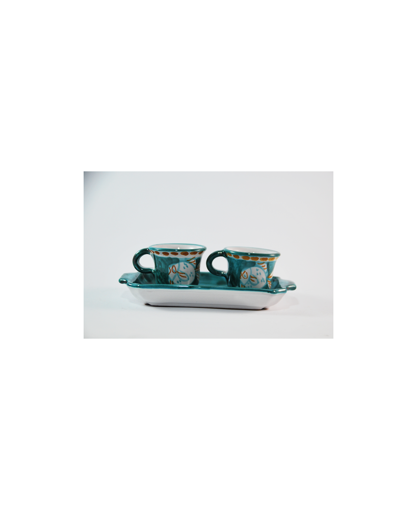 Coffee service with two cups