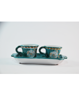 Coffee service with two cups