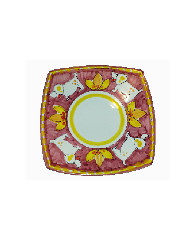 Sush shape plate cm.26x26