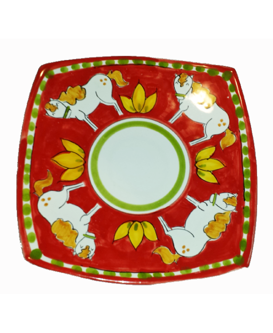 Sush shape plate cm.26x26