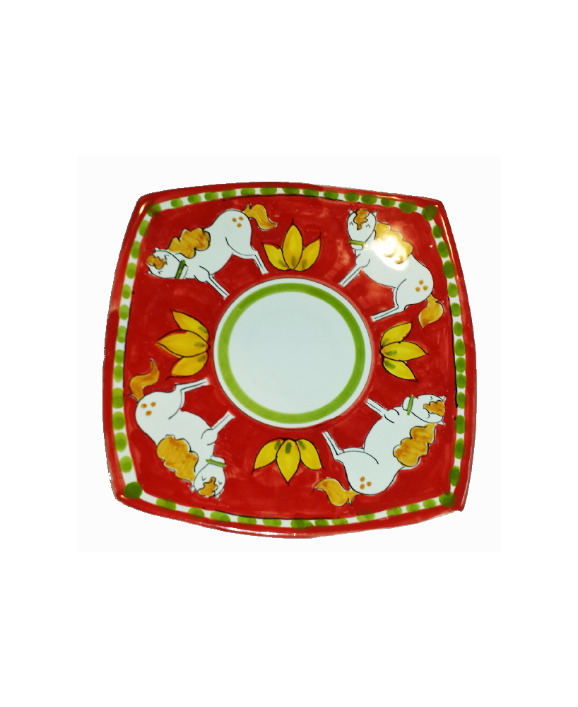 Sush shape plate cm.26x26