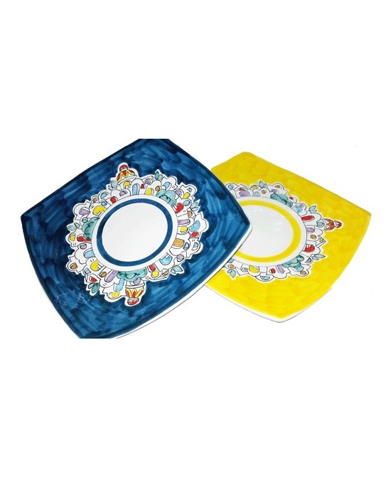 Sush shape plate cm.26x26