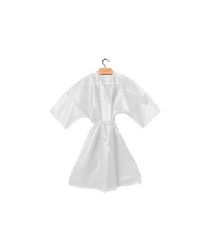 Disposable professional medical-aesthetic kimono in white TNT, box of 10 pieces