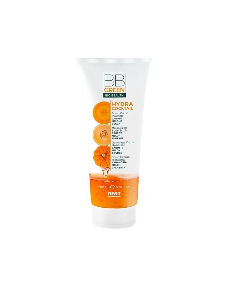 Scrub Corpo Idratante Hydra Cocktail 200ml - Rivit BB Green Bio Beauty