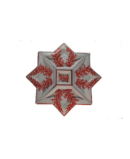 appetizer plate-star shaped
