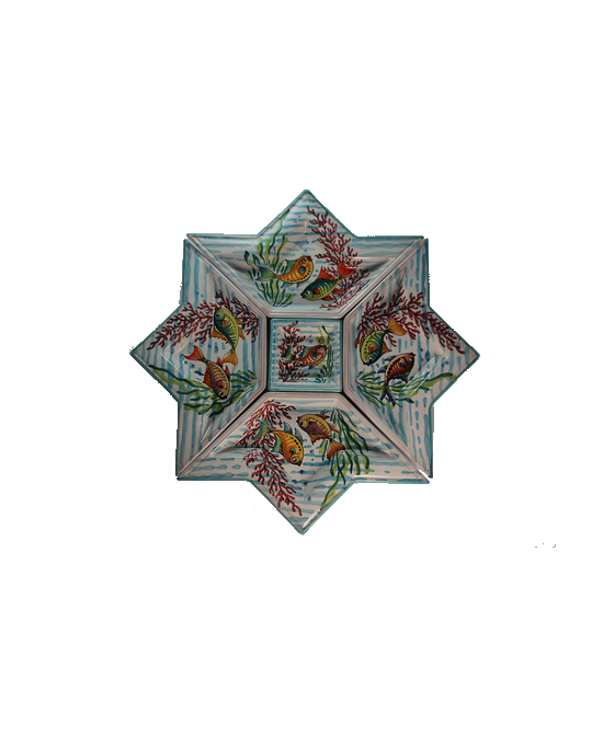 appetizer plate-star shaped