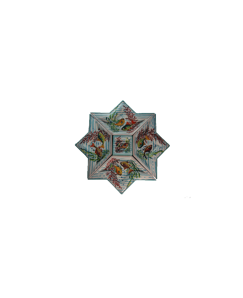 appetizer plate-star shaped