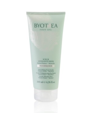 Smoothing Scrub Feet Pumice Stone and Menthol 200ml - Byotea Foot Spa