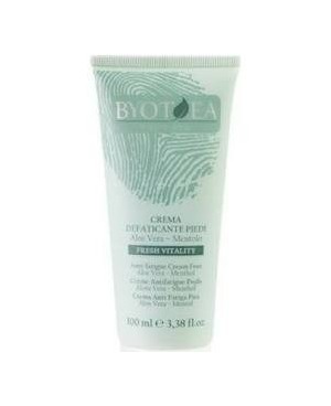 Anti-fatigue cream with Aloe Vera Menthol feet 100ml - Byotea Foot Spa