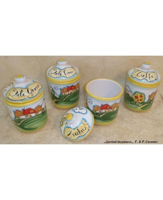 Set of 4 jars