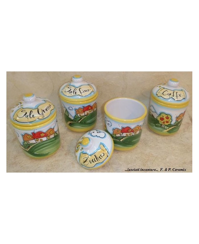 Set of 4 jars