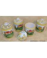 Set of 4 jars