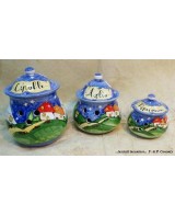 Jars for garlic, onions and chilli