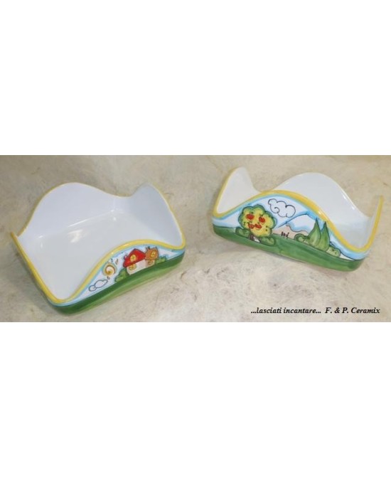Square napkin holder