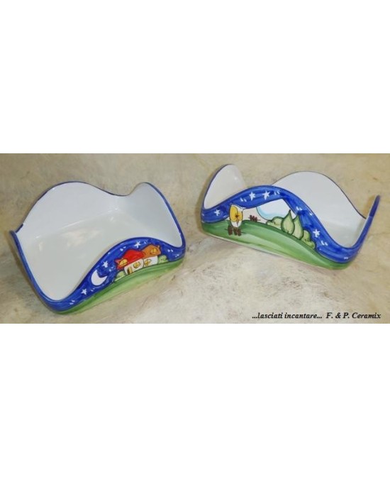 Square napkin holder