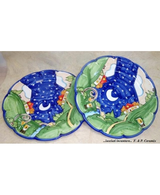 Serving plate country