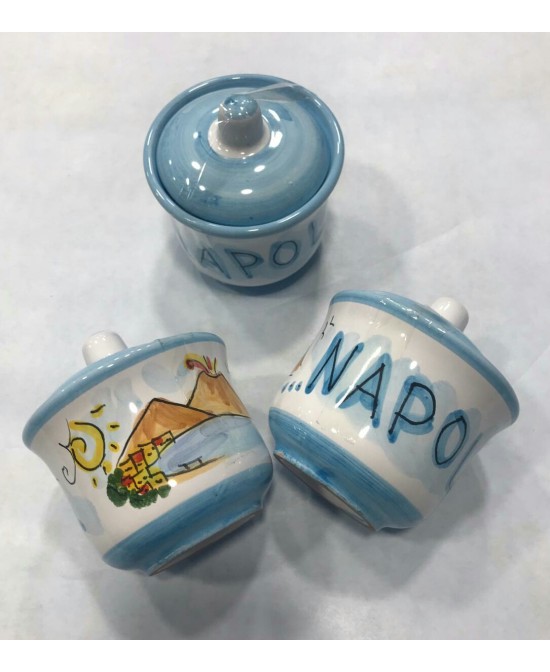 Sugar bowl with the view of Naples