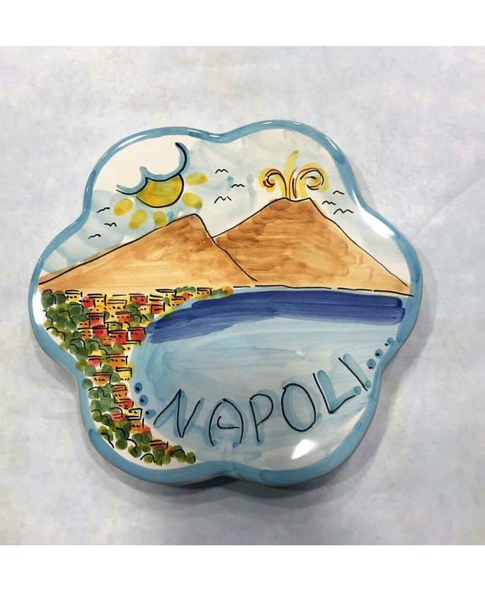 Pot rest with the panorama of Naples