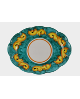 Oval plate cm.27