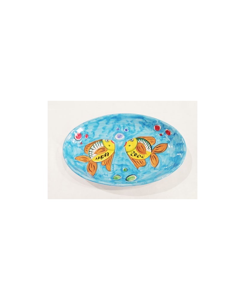 Oval plate cm.39