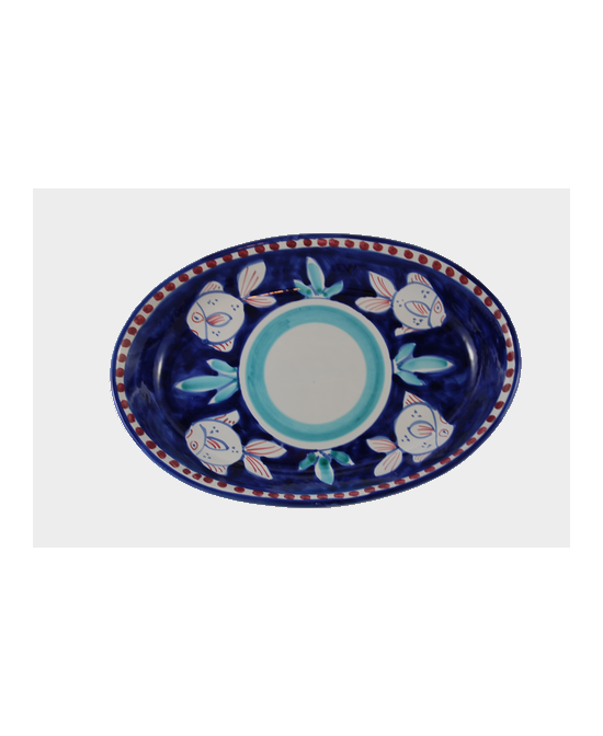 Oval plate cm.39