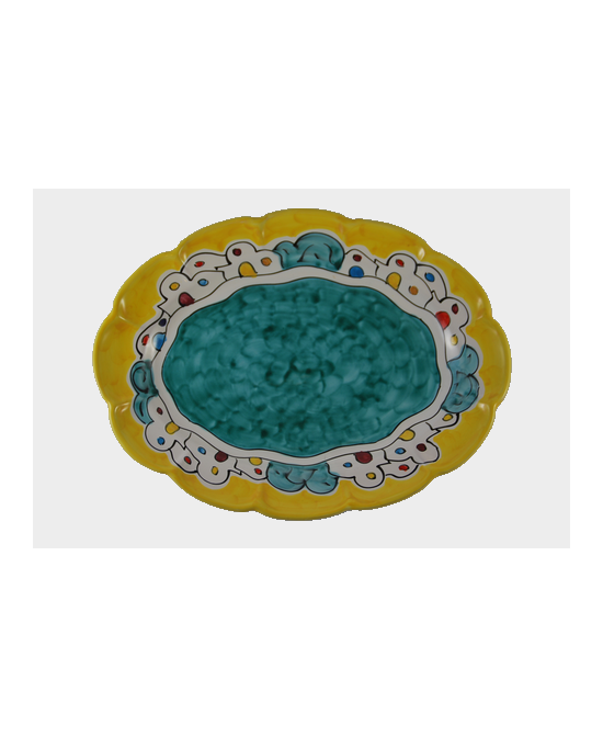 Oval plate cm.39