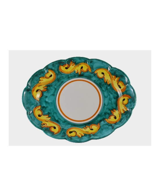 Oval plate cm.39