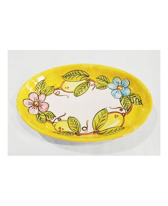 Oval plate cm.39