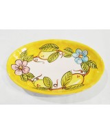 Oval plate cm.39
