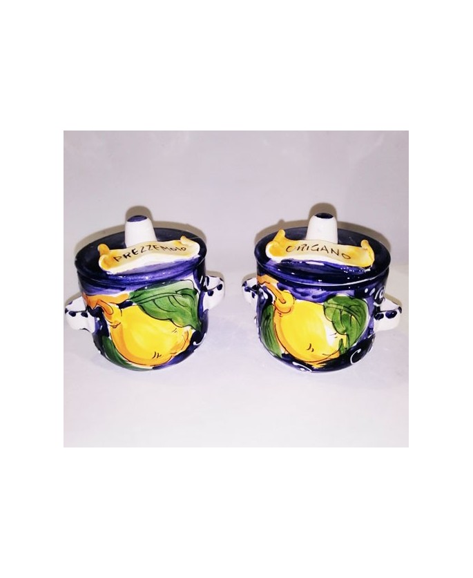 Spice jar with handles