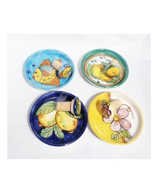 Saucer for bottle with cap