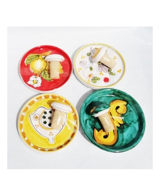 Saucer for bottle with cap