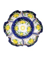 appetizer plate-daisy shaped