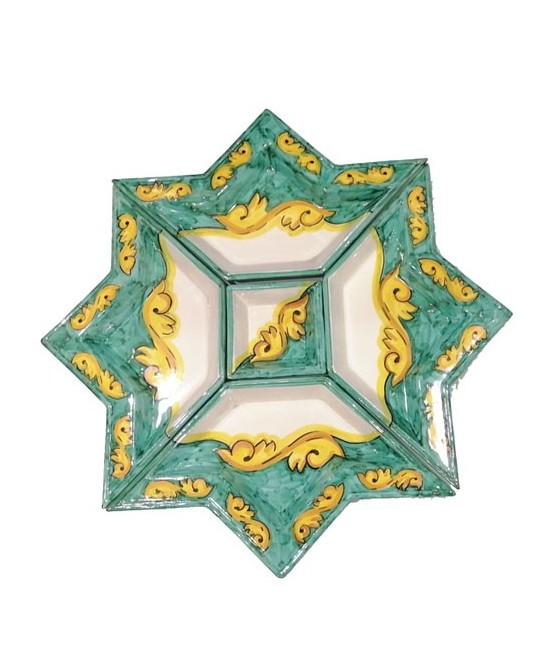 appetizer plate-star shaped