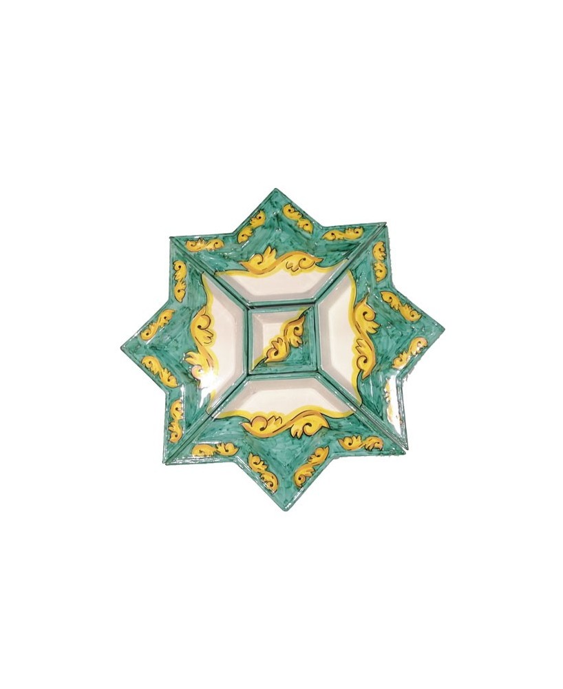 appetizer plate-star shaped