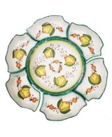 appetizer plate-daisy shaped