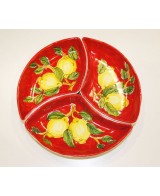 round appetizer plate