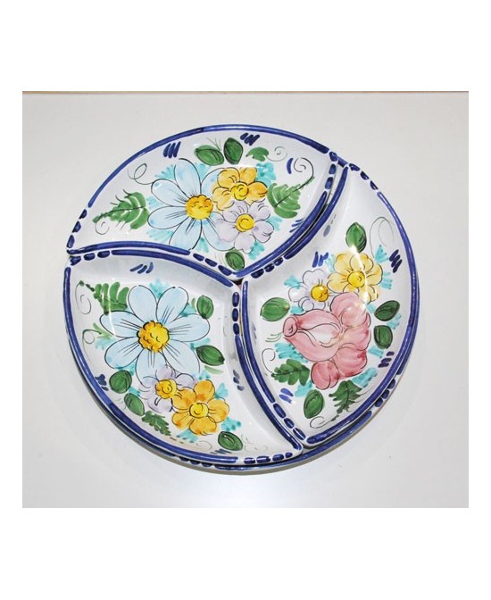 round appetizer plate