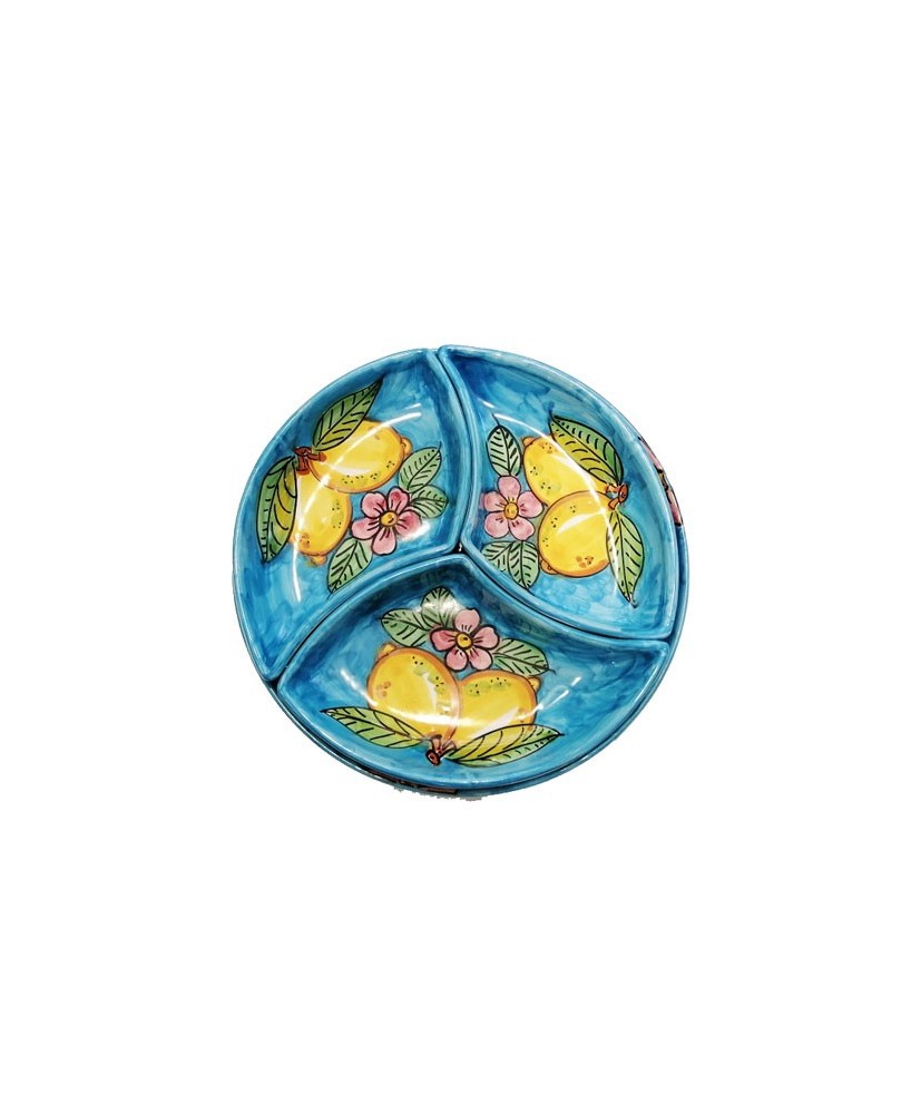 round appetizer plate