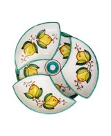 round appetizer plate
