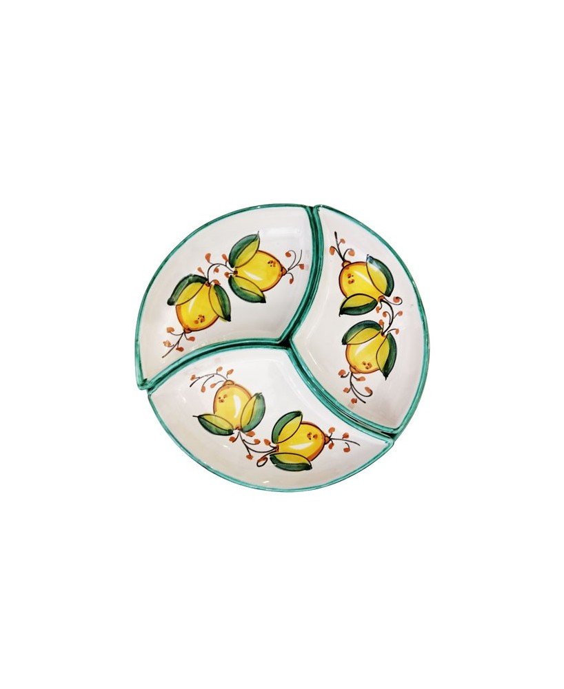 round appetizer plate